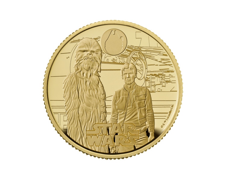 Star Wars: Han Solo and Chewbacca 1/4oz Proof